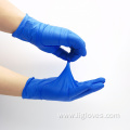 Customised experiment blue glovent nitrile gloves for work